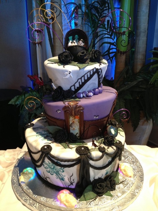 Haunted Mansion wedding cake