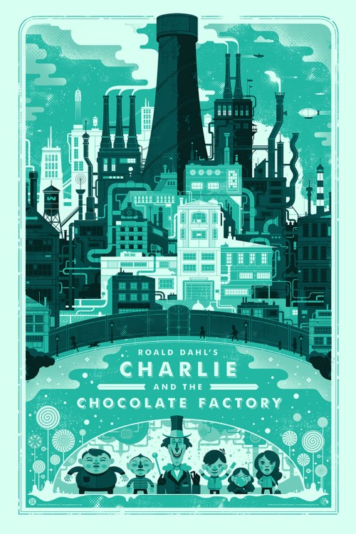 Charlie and the Chocolate Factory Poster by Graham Erwin