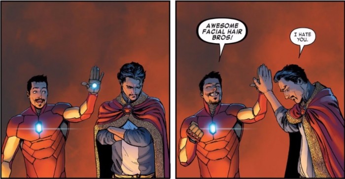 Doctor Strange and Iron Man