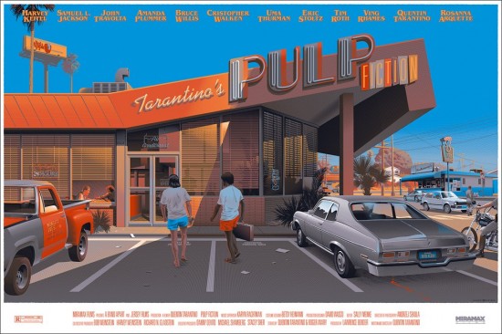 PULP FICTION print from Laurent Durieux