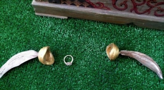 Quidditch Engagement Ring Box