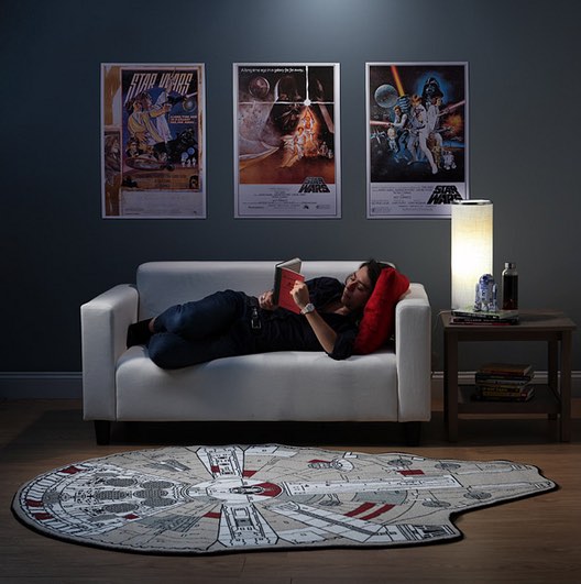 Millennium Falcon Printed Rug