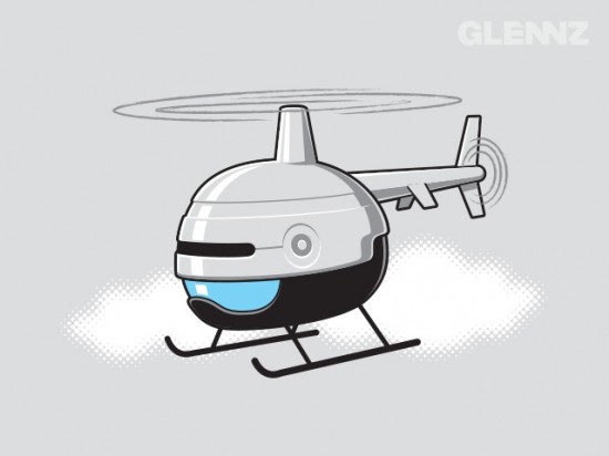 ROBOCOPTER t-shirt