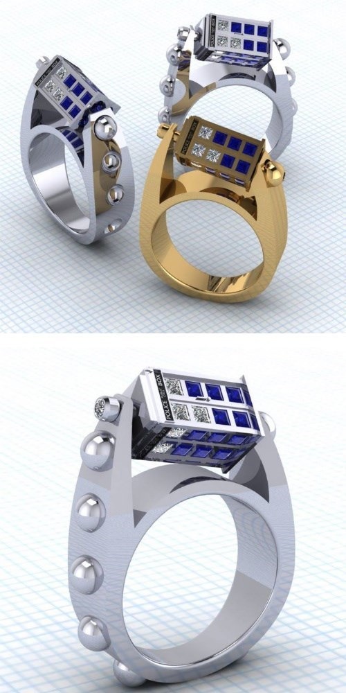 Spinning Tardis Ring