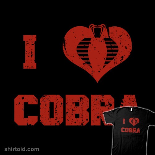 I Heart Cobra t-shirt