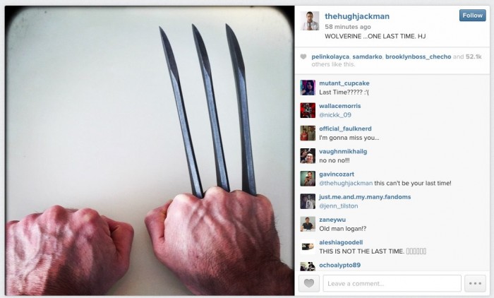 Hugh Jackman Wolverine ending