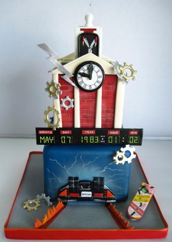 Back To The Future Cake