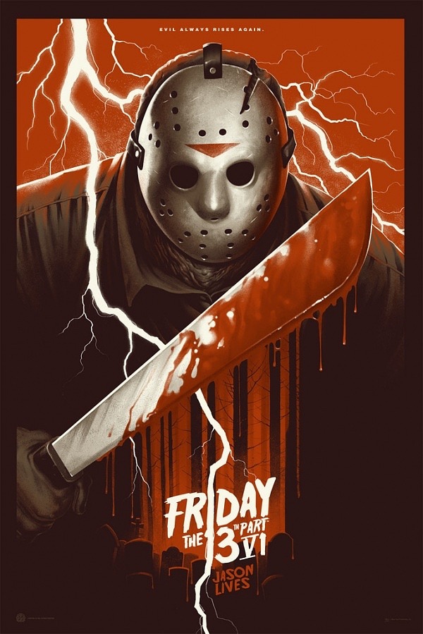 Phantom City Creative's Jason Lives: Friday the 13th Part VI print