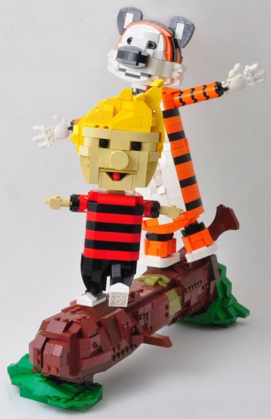 Calvin and Hobbes in Lego i