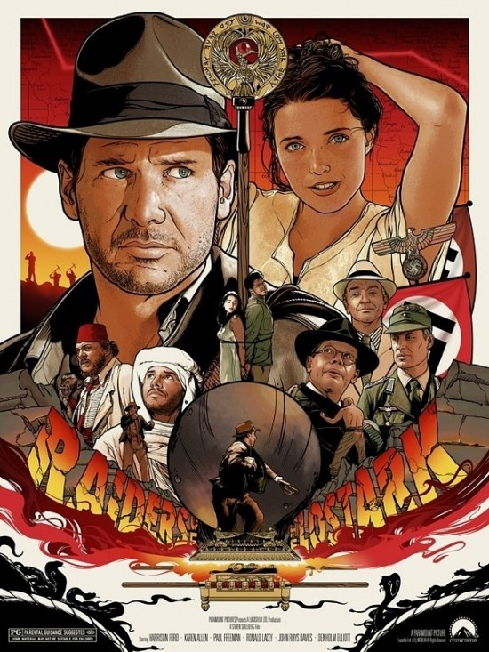 Joshua Budich's Raiders of the Lost Ark poster