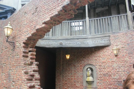 Wizarding World's Diagon Alley entrance
