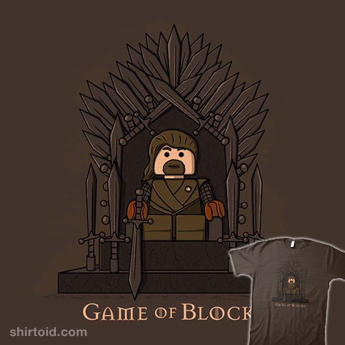 Game of Blocks t-shirt