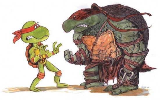 The Original Teenage Mutant Ninja Turtles Are Terrified of the New Ones