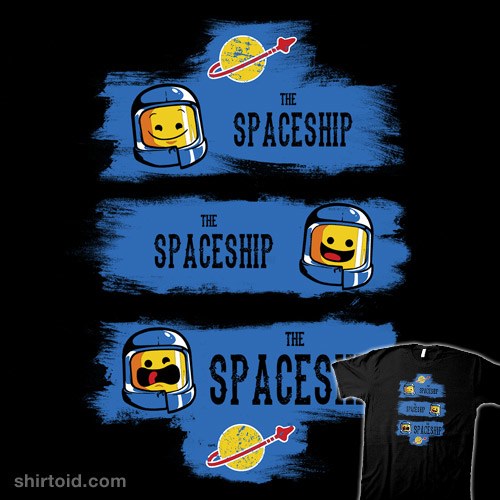 The Good, the Bad, and the Spaceship t-shirt