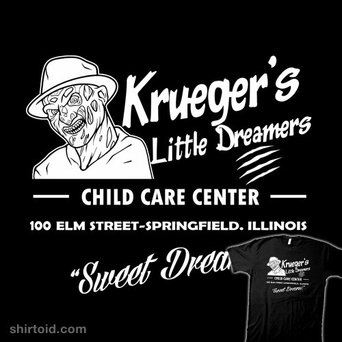 Krueger's Little Dreamers Child Care Center t-shirt