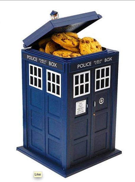 Doctor Who TARDIS Cookie Jar with Hidden Camera