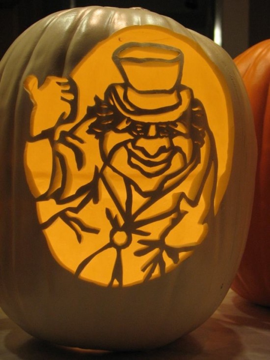 Hitchhiking Ghosts Pumpkin Carvings