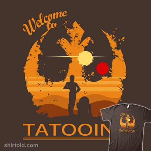 Welcome to Tatooine t-shirt