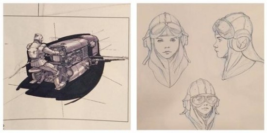 Star Wars concept art Phantom Menace inspires Force Awakens