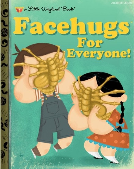 FACEHUGS FOR EVERYBODY golden book