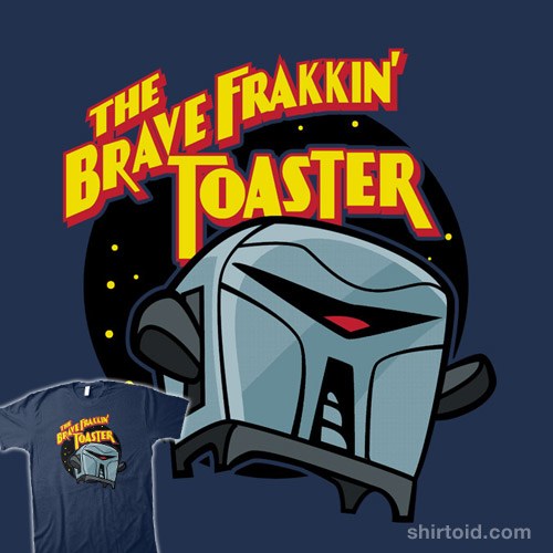 The Brave Frakkin' Toaster t-shirt