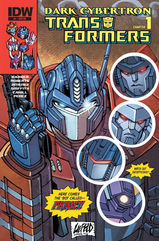 LIEFELD Homages Himself! TRANSFORMERS: DARK CYBERTRON #1 Cover Debut