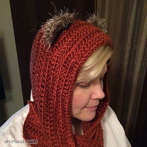 Ewok Hood Scarf