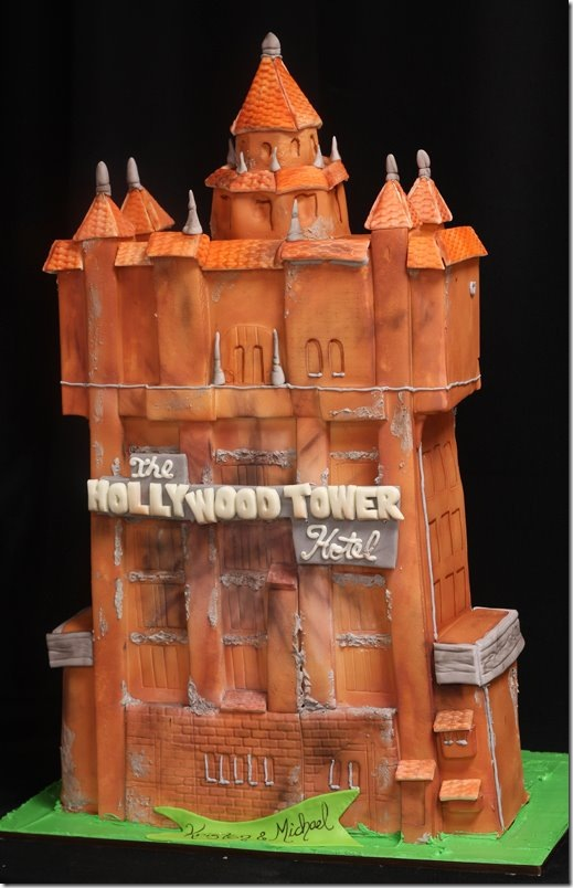 Hollywood Tower Of Terror Groom's Cake
