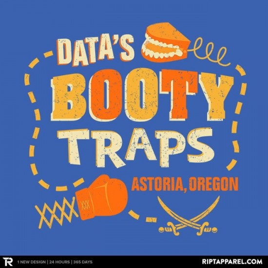 Data's Booty Traps t-shirt