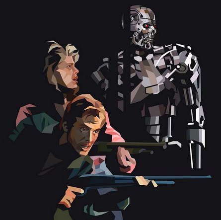 Liam Brazier's Terminator art