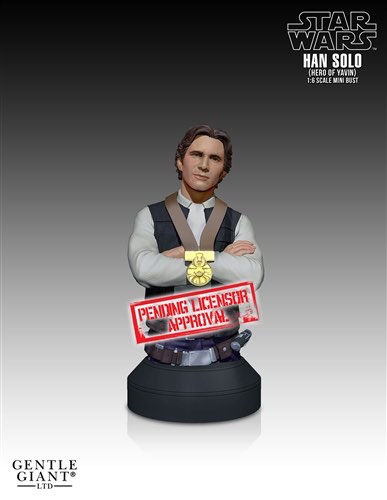 Han Solo Hero of Yavin Mini Bust