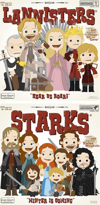 Joey Spiotto's Game of Thrones prints