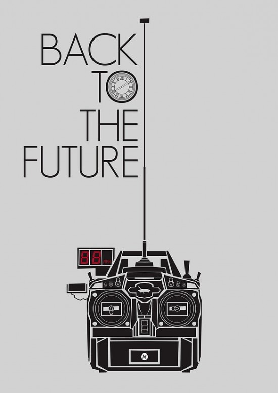 French graphic designer Mainger's Back to the Future poster