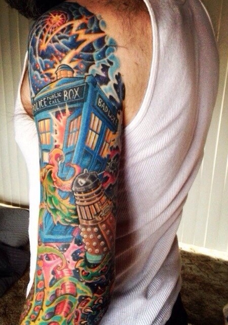 TARDIS Tattoo 