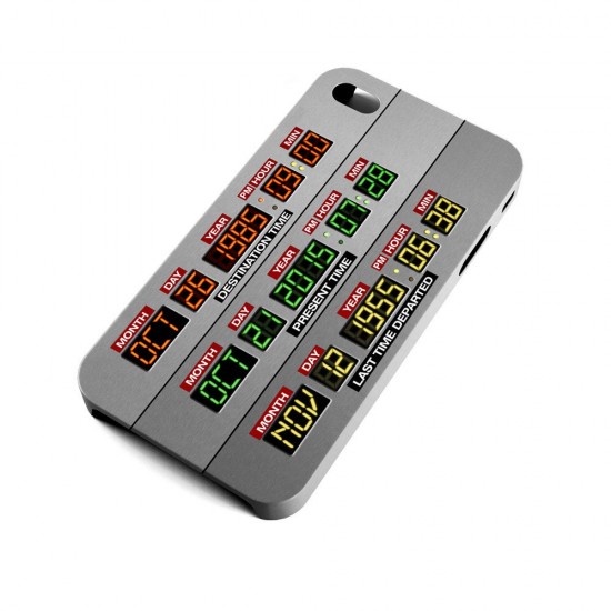 Back to the Future Delorean dashboard phone-case