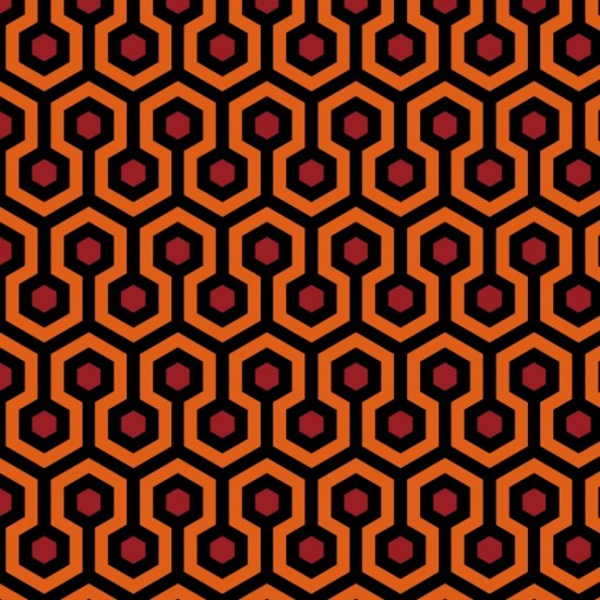 Fabric Pattern Based on the Iconic Carpet in the Movie 'The Shining'