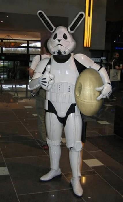 Stormtrooper Easter bunny