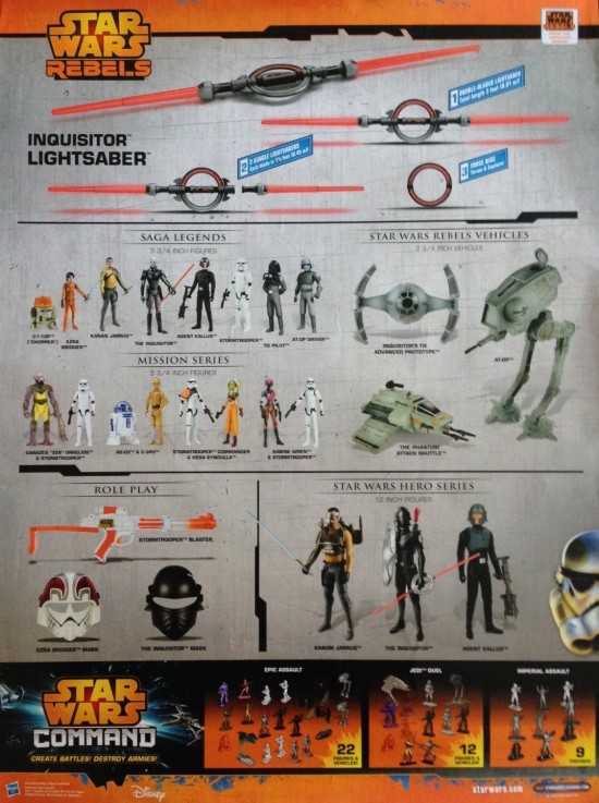 Hasbro Star Wars Rebels Product Poster