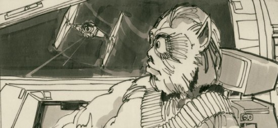 early star wars storyboard