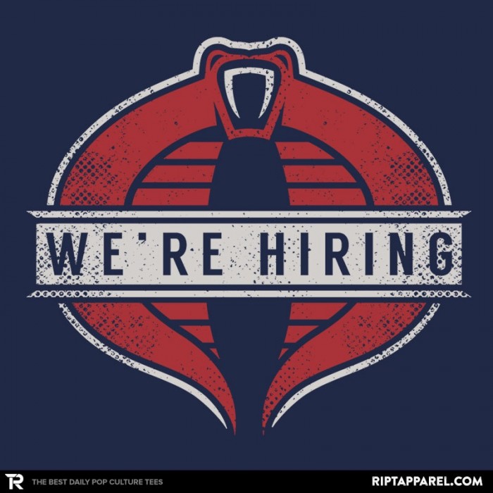 We're Hiring T-shirt