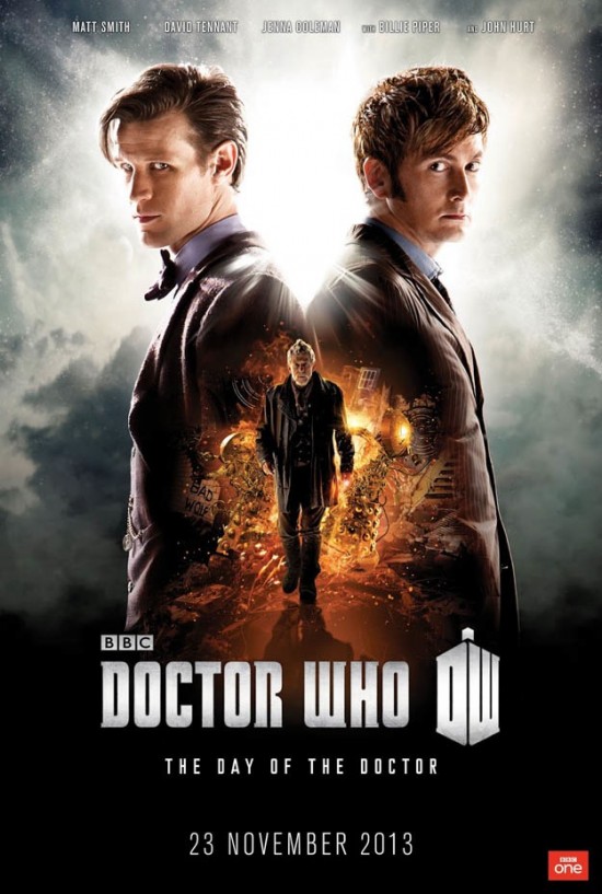 Poster for Doctor Who's 50th Anniversary Special, The Day of the Doctor