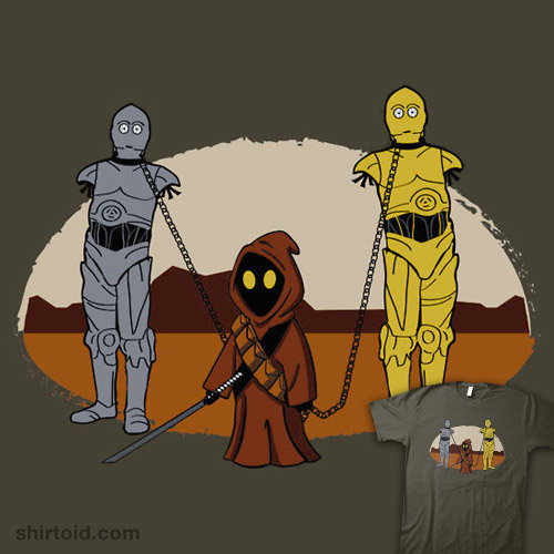 The Walking Droids t-shirt