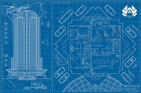 Nakatomi Footprint By Anthony Petrie