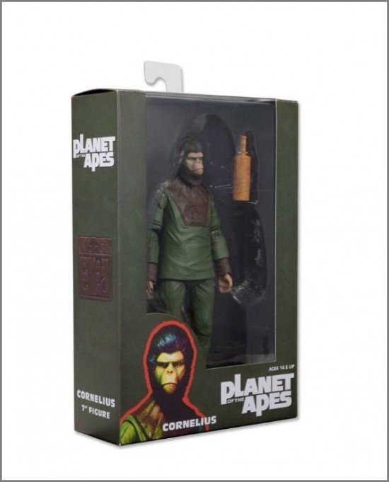 NECA: Planet Of The Apes Cornelius Packaging