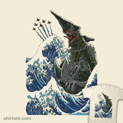 Kaiju Wave t-shirt