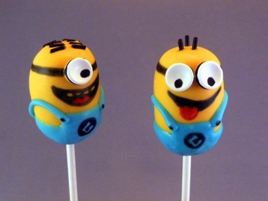 Minion Cake Pops