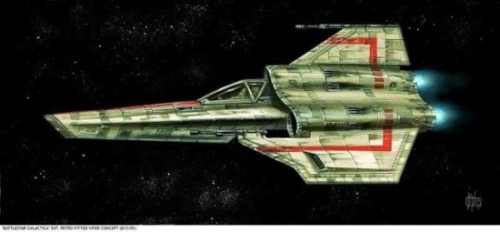 Stunning Concept Art From The Battlestar Galactica You Never Saw