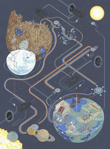 Andrew DeGraff "Path of Trek" print