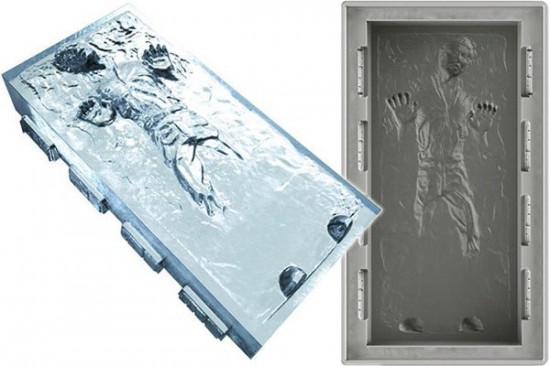 Extra Large Han Solo in Carbonite Deluxe 10? Silicone Mold