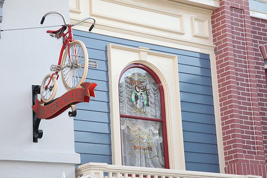 Windows on Main Street, U.S.A., at Disneyland Park: Bob Gurr